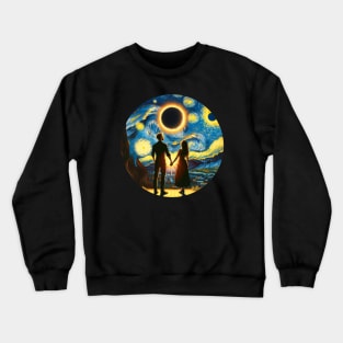 Eclipse 2024 Shirt Van Gogh Eclipse Tshirt Total Solar Eclipse Shirt April 8 2024 Tee Eclipse 2024 Matching Couple Eclipse Crewneck Sweatshirt